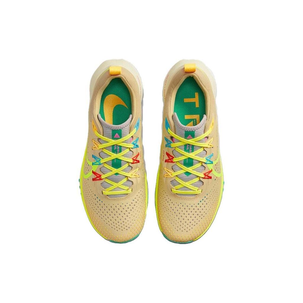Nike React Pegasus Trail 4 Team Gold Volt Dámské tenisky Baltic-Blue Stadium-Green DJ6159-700