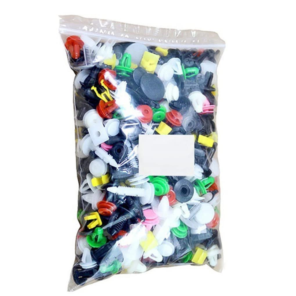 Generic 50pcs Car Trim Rivets Dashboard Push Pin Bumper Clip Car RV Truck Boat Replacement Maintenance Kit Color Random