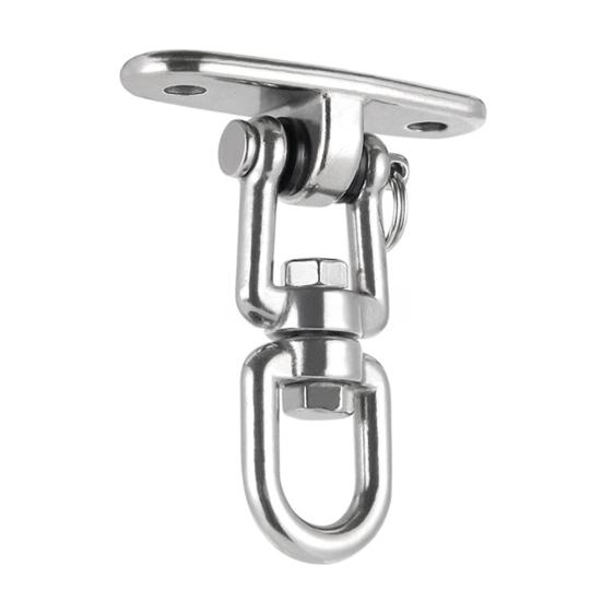 Ceiling Mount Swing Hanger with Screws Heavy Duty 360 Degrees Swivel Indoor Outdoor Porch Yoga Swing Hammock Hanging Chair Ceiling Hook
