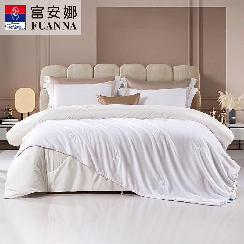 

FUANNA 100% New Zealand Wool & Mulberry Silk 2-in-1 All-Season Duvet
