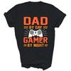 Papa am Tag Gamer in der Nacht Gaming Vater Unisex Shirt Geschenk