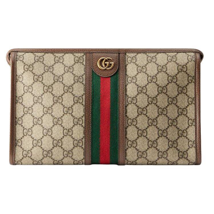 

Серія Gucci Ophidia Логотип Смуга Web Canvas та Шкіра Сумка-косметичка Клатч Чоловічі сумки Чорне Дерево 598234-96IWT-8745 Box(Basic Set+Box)