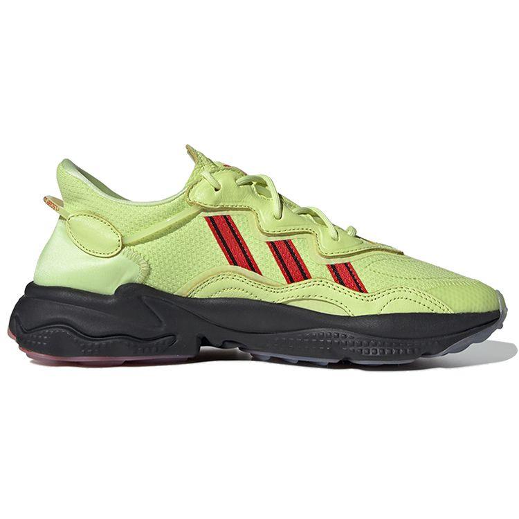 Adidas Originals Ozweego Lightweight Non-Slip Low-Top Dad Shoes Men Sneakers Yellow Green EH0824