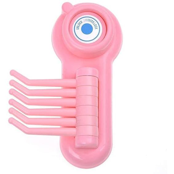

RSINC 6 Hook Hanger Suction Cup Wall Vacuum for Key, Towel Bathroom ABS Plastic JL186452415405