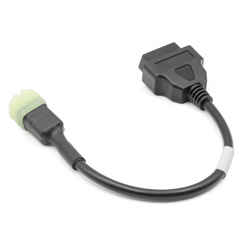 For Kawasaki 6PIN to 16PIN OBD2 Cable Motorcycle Motorbike Extension Cable for Kawasaki 6pin Diagnostic Conversion Cable Adapter
