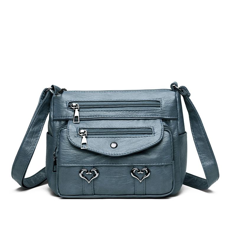 Simple Solid Fashi Versatile PU Square Shoulder Bags & Zipper High Quality Sense of Luxury Armpit Bags for Women 2026 New