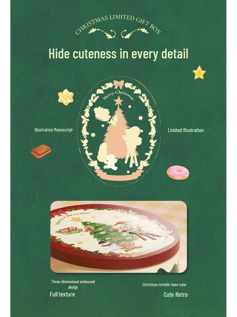 Runpei Christmas Hand Cream Gift Set: Hydrating, Moisturizing, Non-Greasy, High-End Souvenir Bottles