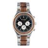 Wilseupabeulig Wooden Men'S Wristwatch - Gmt Silver