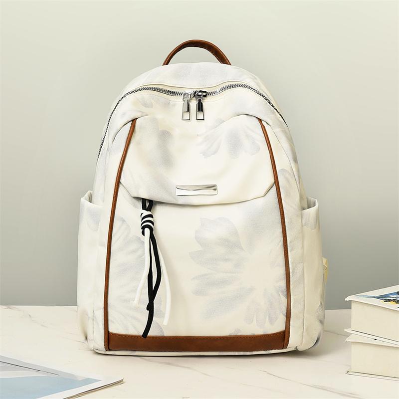 Women's Print Backpack Large Capacity Travel Backpack Lightweight Student Schoolbag