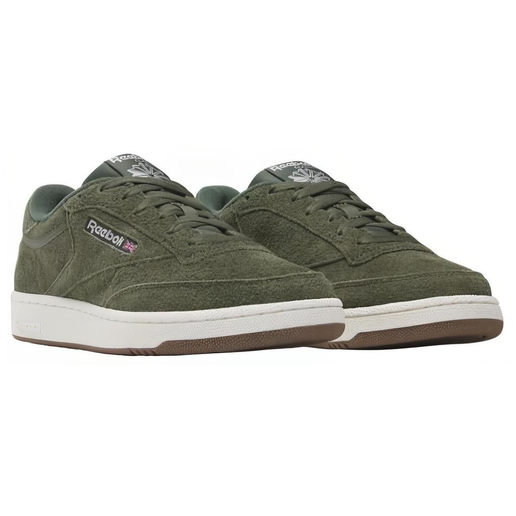 Reebok Club C Series Comfortable Low-Top Sneakers Men Sneakers Green 100033002