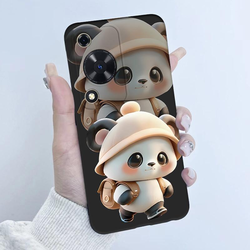 Handyhülle für Huawei Nova Y72 Hüllen 6,75" Niedliche Panda-Astronauten-Abdeckung für Huawei Enjoy 70 NovaY72 MGA-LX3 Weiche Silikonhülle