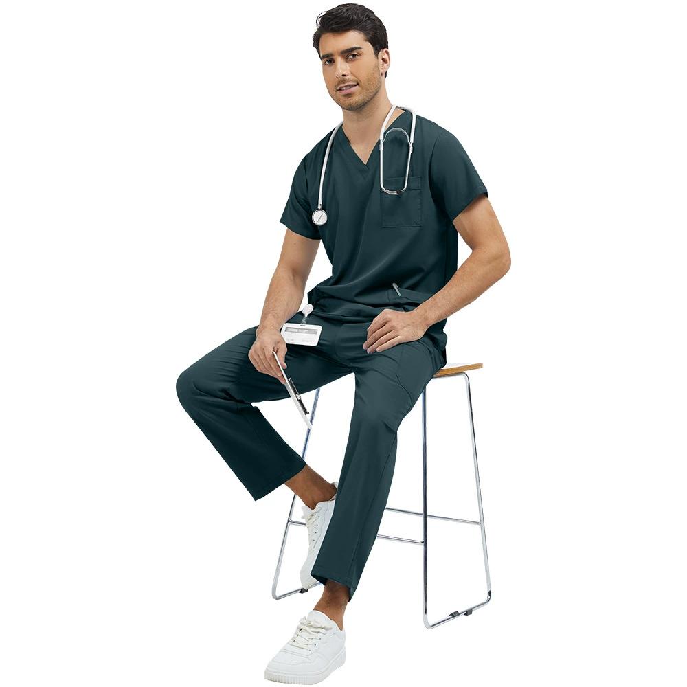 

Мужские Женские Унисекс Медицинские Костюмы Хирургические Костюмы Доктор Медицинская Больничная Форма Верх Штаны-Джоггеры Костюмы Медсестры Ветеринарные Формы S