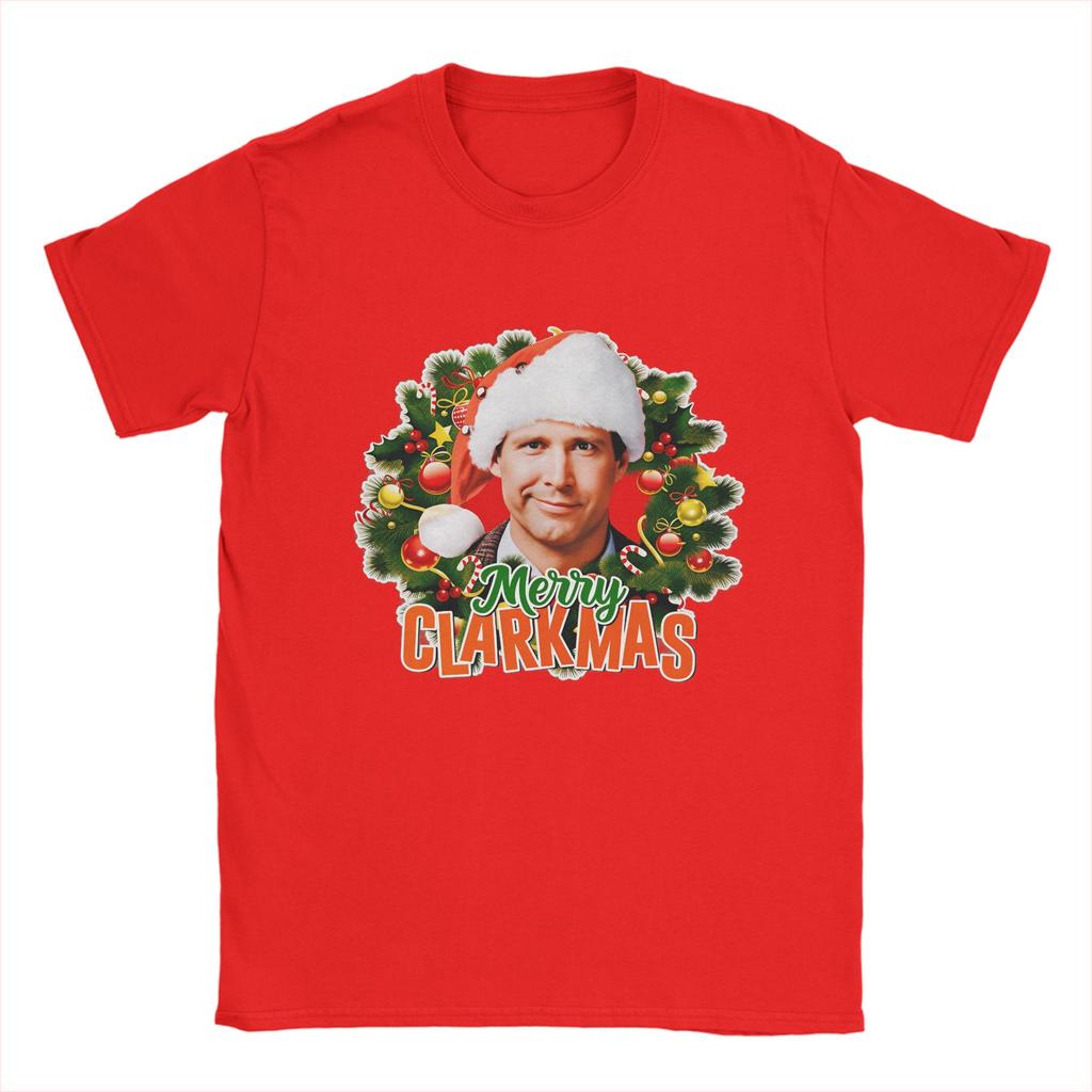 Clark Griswold Merry Christmas T Shirt Beach Cotton TShirts For Mens Fashion Print Tee Shirt Short Sleeve Street Style Clothing
