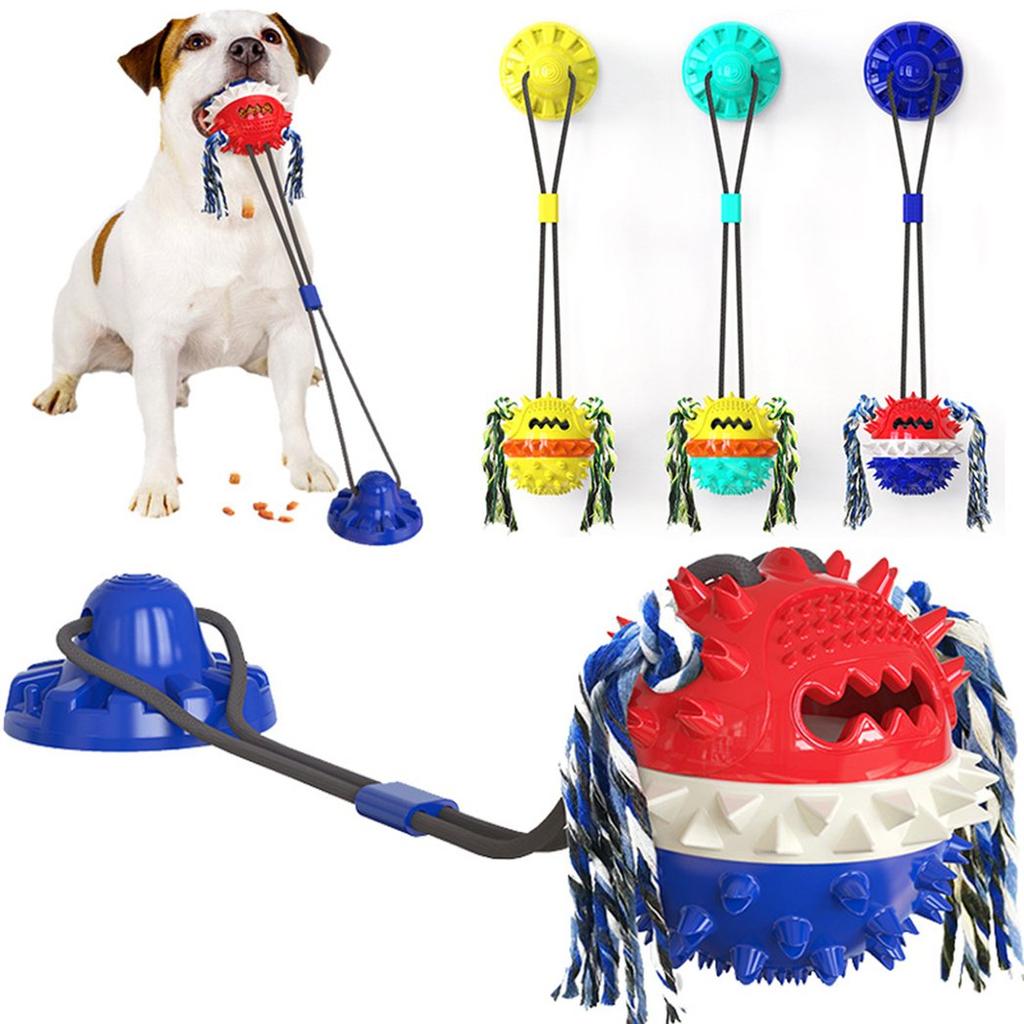 Buy SE Dog Chewers Toys Large Breed Suction Cup Dog Tug Pull Toy