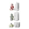 Candle Moulds Clay Moulds Crafts Moulds Hand-making Supplies Cute Angel Shape Non-stick Silicone Material for DIY Crafts