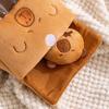 Capybara Snack Bag Plush Pillow for Detachable Stuffed Animal Wow Pudding Pillow Soft Cute Animal Decoration
