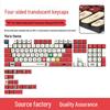 Four-Sided Translucent Color Keycaps for Customized Mechanical Keyboard