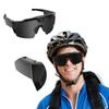 Óculos de Gravação HD1080P com Câmera e Cartão de 16GB Óculos Esportivos POV Óculos de Sol para Ciclismo ao Ar Livre para Atividades de Caminhada e Viagem