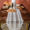 Embroidery Floral Lace Table Runner Wedding Banquet Party Home Table Decor
