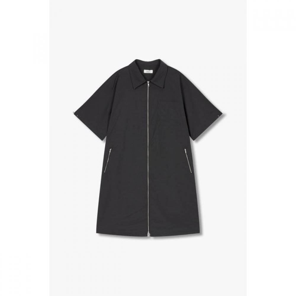 

Studio Tomboy Belted Shirt Collar Dress 9165241881 Ivory/OS