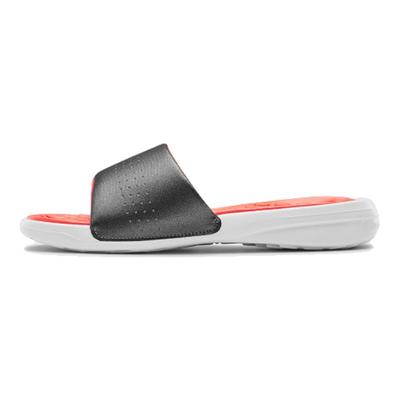 Playmaker Fixed Strap Comfortable Versatile Rubber Sole Slide Sandals Women Sandals Black Orange 3000063-104