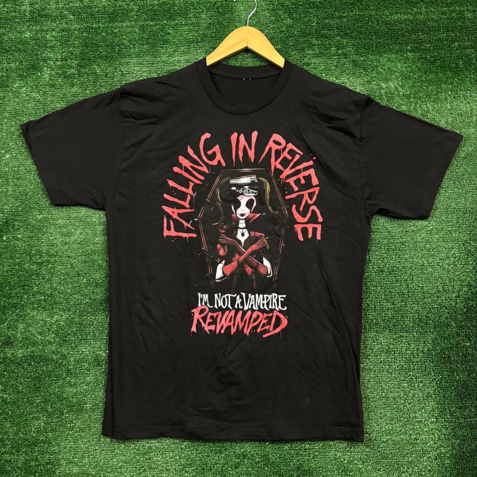 Falling in Reverse I m Not A Vampire Revamped Rock Band T-shirt Size Large 3XL