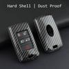 Carbon Fiber Car Key Fob Cover Chain Case For Land Range Rover Sport Evoque Velar Discovery Defender 90 110 130 Jaguar XE XF