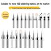 Brangdy 200 SK Lead-Free High-Frequency Soldering Iron Tips (20-Pack)