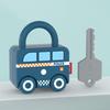 Baby Learning Lock With Key Car Games Montessori Educational Toy Number Matching Lock Toys Sensory Toys For Kids 1 2 3 Years