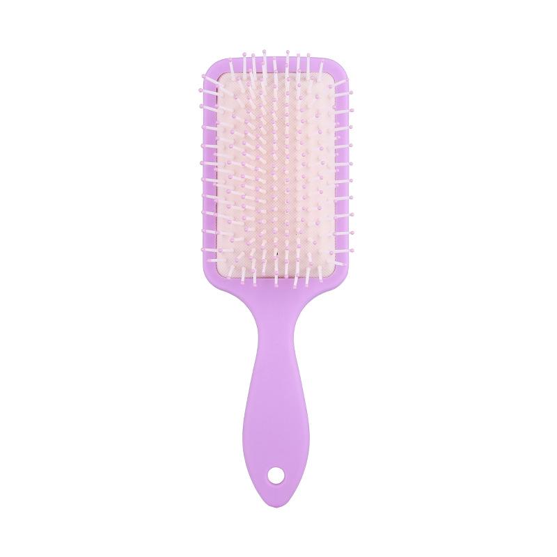 

Simple Airbag Paddle Comb for Girls - Celebrity Styling, Massage & Smoothing 22x7x3.5cm 80g фиолетовый