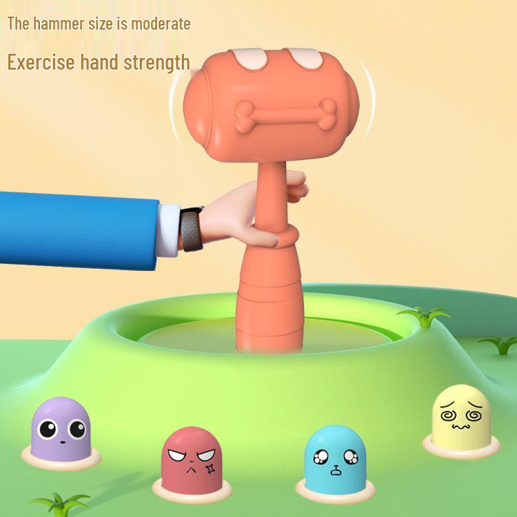 Global Whack-a-Mole Game: Fun Cartoon Toy for Kids' Early Education and Puzzle Thinking Training
