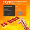 4Pcs Air Fryer Silicone Magnets Buckles Heat Resistant Fix Parchment Paper Liner Avoid Burning Universal for All Air Fryers Reusable Kitchen Gadgets