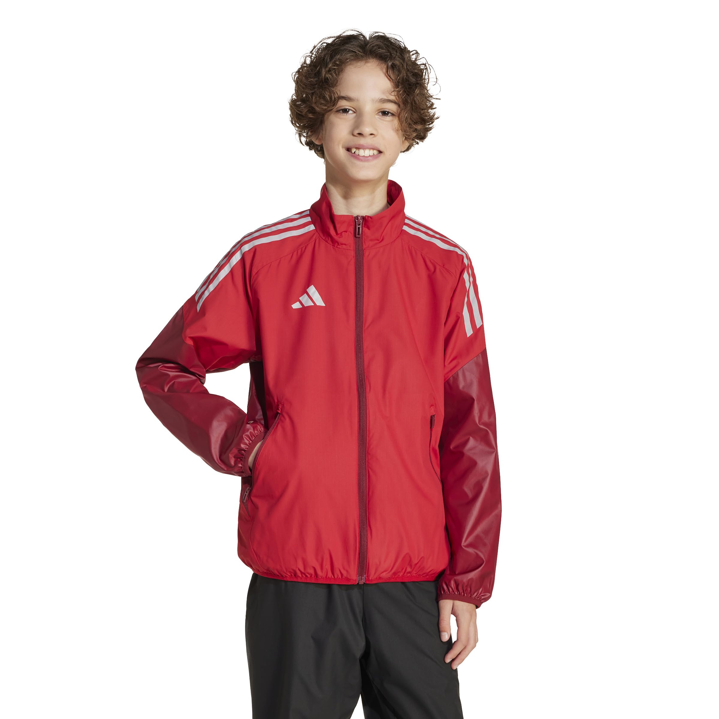 

Adidas KSB74 Футбольная Ветровка Командный Пауэр Колледж Бордовый Размер 120 Куртка, Детская Куртка, Унисекс, Красный/Командный (JP2754),