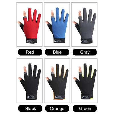 Summer Fishing Gloves for Men And Women 3 Cut Finger Gloves Touchscreen Breathable Outdoor Sports Cycling Fitness Gloves