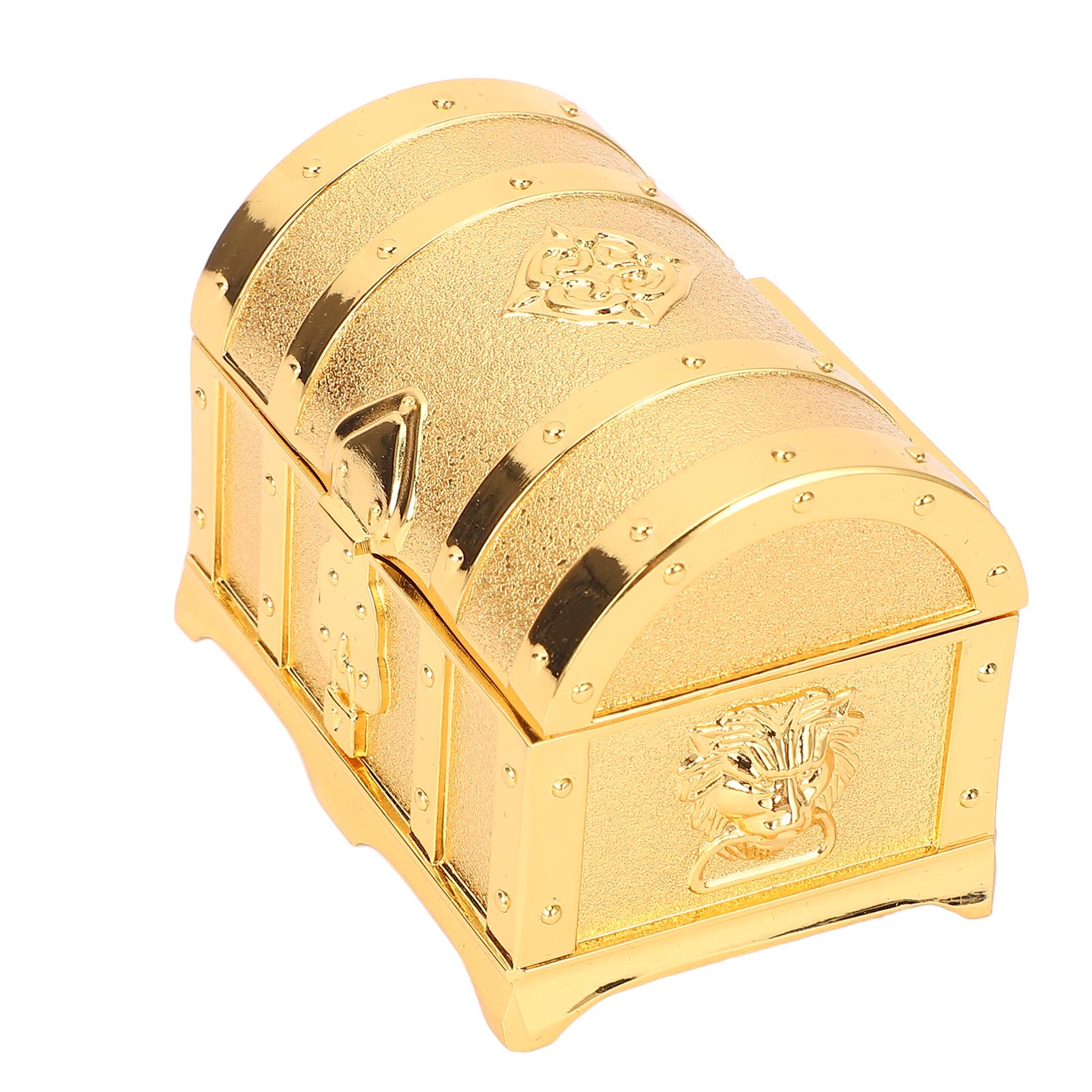 

Vintage Jewelry Box European Exquisite Relief Pattern Antique Earring Necklace Bracelet Container