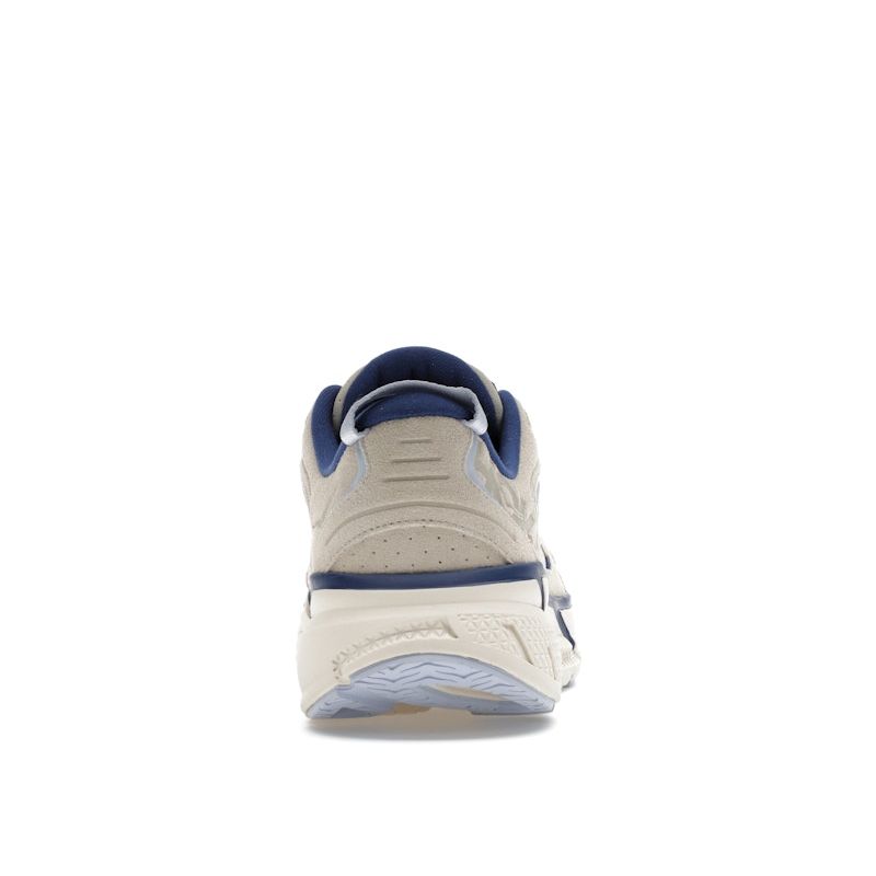 HOKA Clifton L Suede Oat Milk Bellwether Blue Unisex Sneakers Tan 1122571-OTH