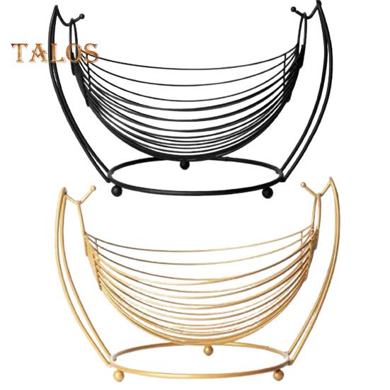 Nordic Kreative Obstkorb Stilvolle Snack Elegante Eisen Design Persönlichkeit Lagerung Obstkorb für Zuhause