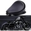 Motorcycle Seat Cushion Driver Solo Seats with Spring Bracket PU Leather Compatible with Harley Honda Yamaha Kawasaki Sportster
