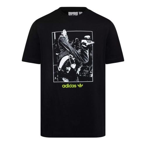 Adidas Mens Samba Poster Cotton T-Shirt