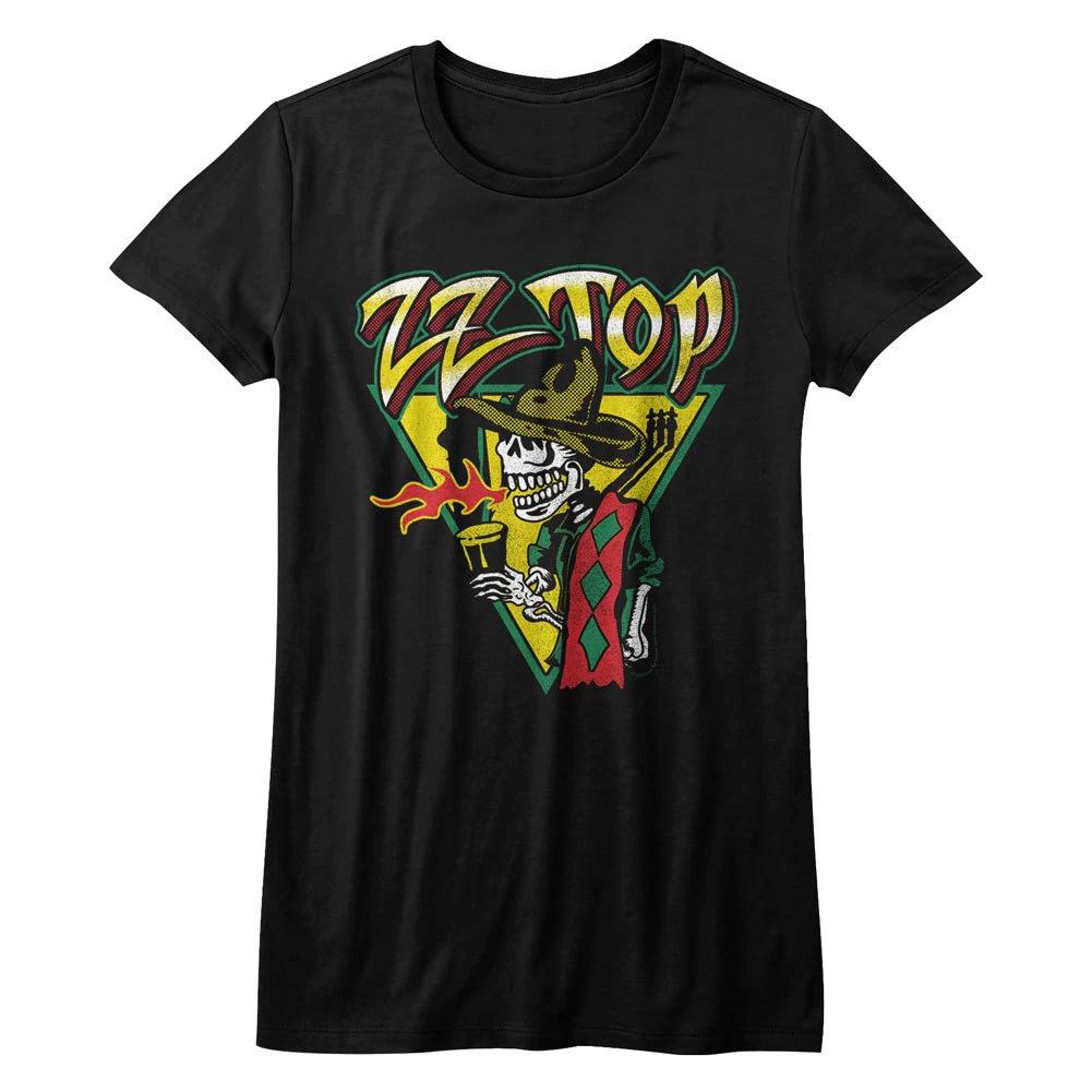 ZZ Top Mescalero Album Cover Womans Fitted T Shirt Rock Music S