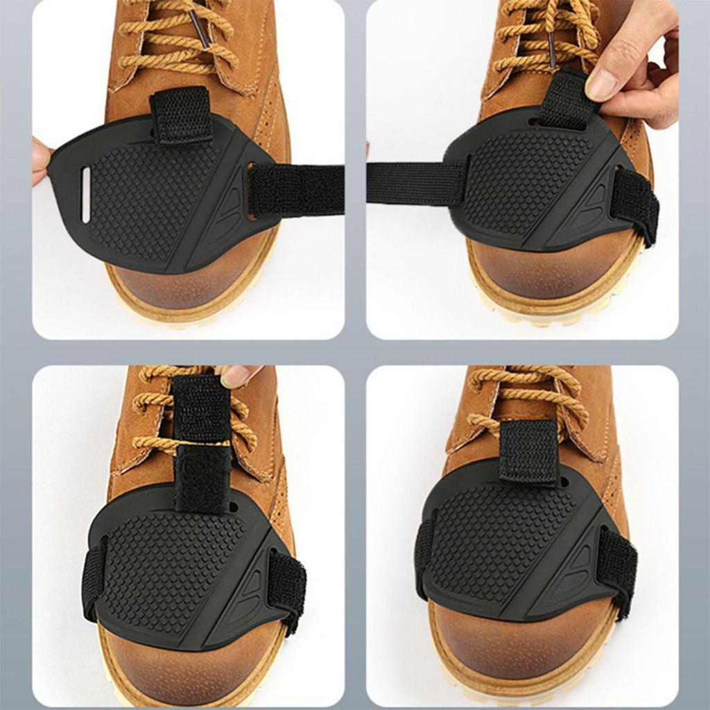 1PC Motorcycle Shift Pad Gear Shoe Cover Durable Lightweight Boot Protector Adjustable Protector Cover for Riding Shoe Protect