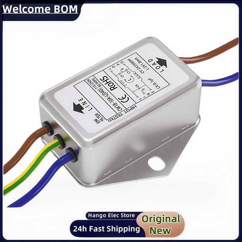 

CW1B-3A/6A /10A-L(040)Anti-interference AC 220V power supply filter EMI line audio purifier CW1B-10A-L CW1B-10A-L(040)