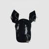 Original Korean Style Rabbit Ear Denim Perforated Baseball Cap for Women Four Seasons Washed Graffiti Hip Hop Duckbill Cap Trend