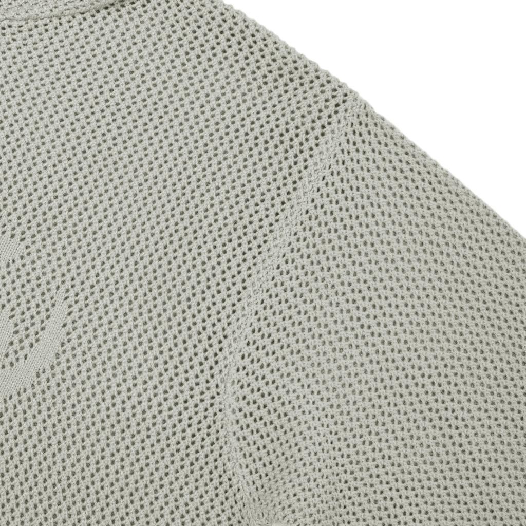 FILLUMINATE Symbol Mesh Hoodie Knit - Beige