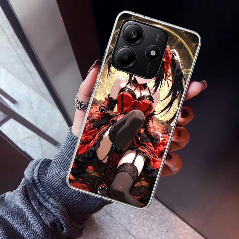 

Date A Live Tokisaki Kurumi Phone Case For Xiaomi Redmi Note 10 11 12 13 14 15 Pro Plus 11S 12S 14S 11T 11E 10S Soft TPU Back Co Redmi Note 12 Pro 4G