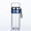 Rotating Glass Tea Brewer with Double-Wall Design and Custom Logo Printing