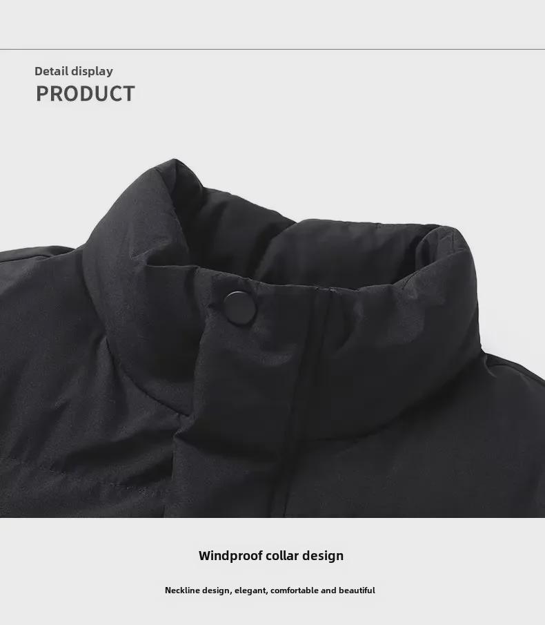 Męska kurtka zimowa 2022 w stylu casualowym, koreańskim, slim fit