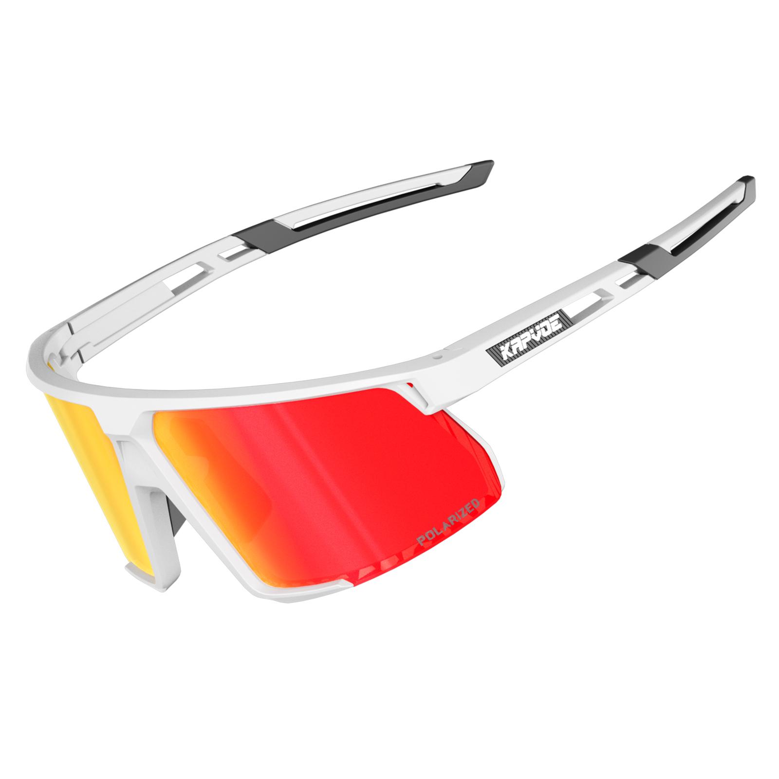 

Kapvoe Cycling Sunglasses Cycling Eyeglasses UV400 MTB Man Sports Bicycle Sunglasses Goggles Outdoor Riding Bike Eyewear Polarized lens