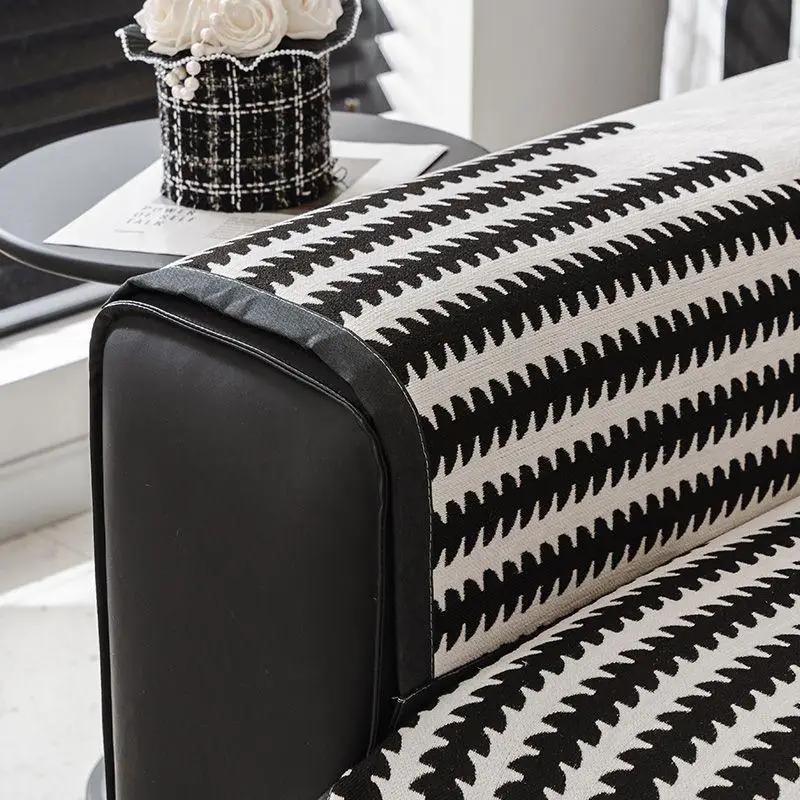 Simple Fashion Sofa Cushion Washable Four Seasons Universal Seat Mat Non-Slip Furniture Protective Cover Living Room Decoration