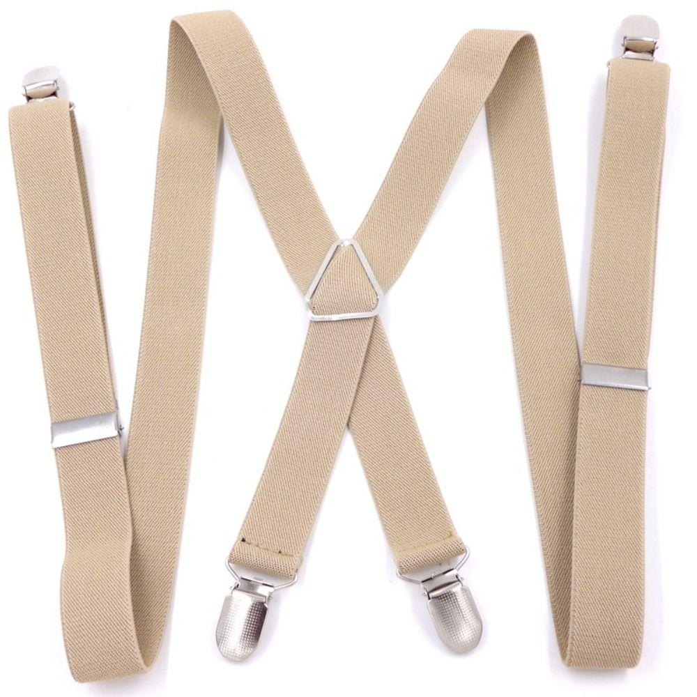 2.5cm Wide Vintage Suspenders Adjustable Trouser Straps Belt New Braces Suspenders  Adult